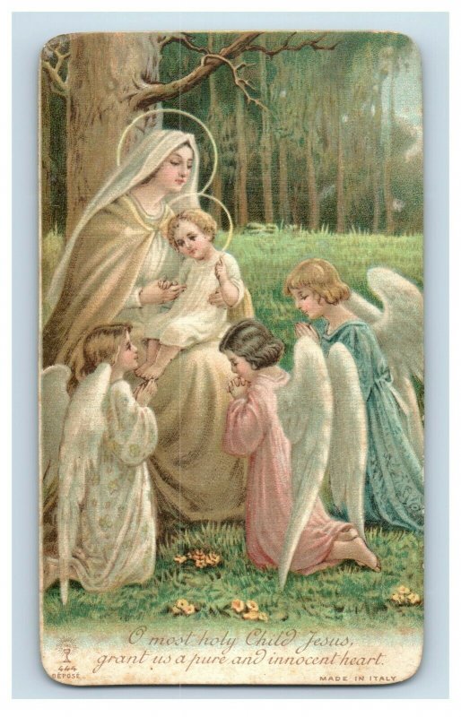 C.1910-20s Religious Angels Mary & Baby Jesus P222