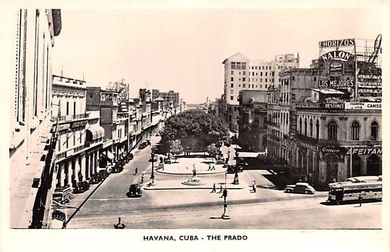 The Prado Havana Cuba, Republica de Cuba Unused 