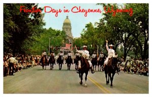 Postcard WY Cheyenne - Frontier Days Parade