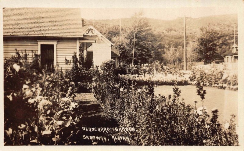 Real Photo Postcard Blanchard Garden in Skagway Alaska~129697