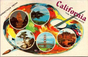 California Greetings From The Golden State 1970