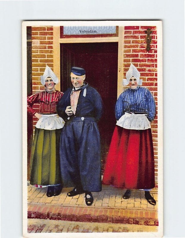 Postcard Volendam, Netherlands
