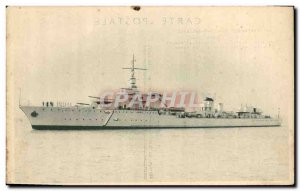 Old Postcard Boat War Against The Whimsical destroyer