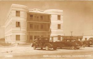D70/ Metamoros Tamps. Mexico Foreign RPPC Postcard c1940s Hotel San Antonio