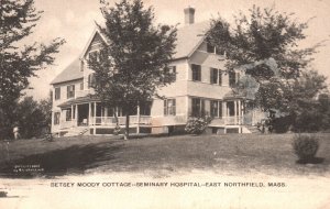 Vintage Postcard 1915 Betsey Moody Cottage Seminary Hospital East Northfield MA