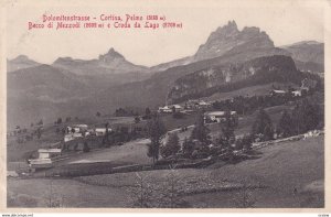 CORTINA, Veneto, Italy, 1900-1910s; Dolomitenstrasse, Becco di Mezzodi e Crod...