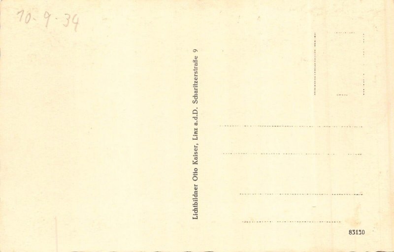 L168 Germany Passau Panoramic River view vintage postcard