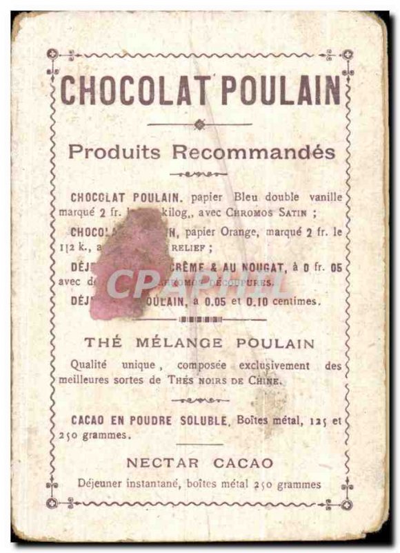 Image Chocolat Poulain Paris July 14 Senegalese Army