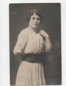 Canton OH RPPC Empire Gallery photo studio 230 Market St Woman photo PC Ohio