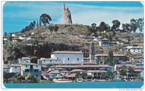 Mexico , 40-60s ; Morelos Statue , Janitzio Island, Lago Patzcuaro , Michoacan