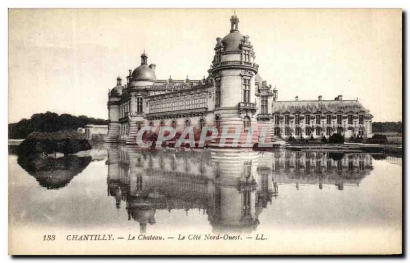 Old Postcard Chantilly Chateau North West coast