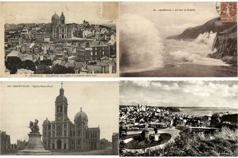 GRANVILLE MANCHE (DEP.50) BASSE NORMANDIE 300 Postcards pre-1940 (L4573)