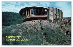c1960 Observatory Mendenhall Glacier Center Coffee Shop Juneau Alaska Postcard