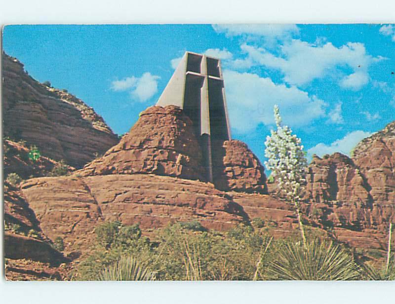 Pre-1980 CHURCH SCENE Sedona Arizona AZ p4496