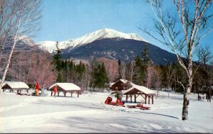 Maine Baxter State Park Mount Katandin From Katadhin Stream Campsite