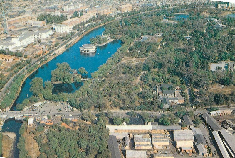 China Postcard Wanquan aerial panorama