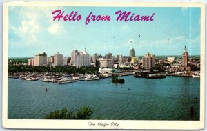 Postcard - The Magic City - Hello from Miami, Florida