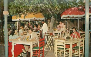 Tucson Arizona Patio Restaurant Olde Abode Yorkolor 1950s Postcard 21-10817