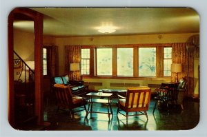 Newbury OH- Ohio, Manor House, Punderson State Park, Chrome Postcard 