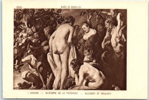 Postcard - Allegory Of Prolixity By J. Jordaens, Musée de Bruxelles, Belgium