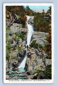 Silver Cascade Gate Crawford Notch New Hampshire NH  UNP WB Postcard N3