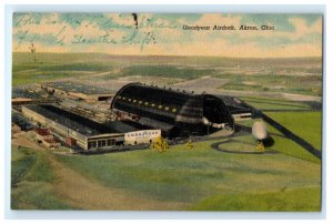 Goodyear Airdock Airship Airport Zeppelin Akron OH Ohio Postcard (FP12)