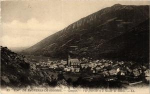 CPA BAGNERES-de-BIGORRE Campan-Vue générale et le Massif de Lheris (414686)