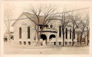 Burlington SD Methodist Church Signed RPPC Postcard