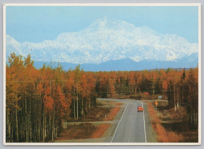 Alaska~Mt McKinley As Seen Along Anchorage-Fairbanks Highway~Continental PC 