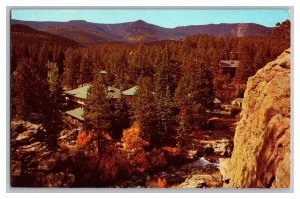 Glen-Isle On The Platte Bailey Colorado Vacation Resort Postcard 