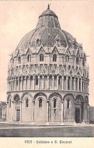 Pisa Battistero o S Giovanni Italy Unused 