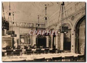 Old Postcard Wiesbaden Kurhaus Lesesaal