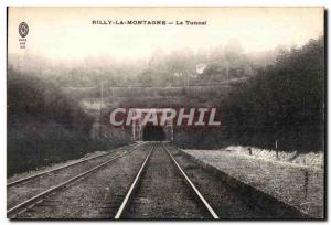 Old Postcard Rilly Mountain Tunnel