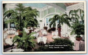 1920 Palm Beach Florida Postcard Royal Poinciana Grill Afternoon Dinner Parties