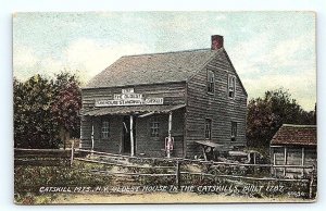 CATSKILL MOUNTAINS, NY New York ~ OLDEST (1787) HOUSE 1912 Postcard