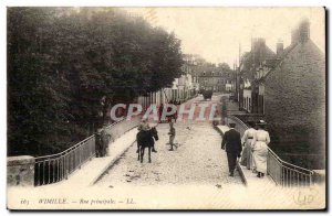 Wimille - Main Street Old Postcard