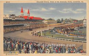Churchill Downs, Home of the KY Derby Louisville, KY , USA Horse Racing Unused 