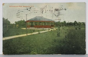 Newberry SC Willowbrook Park 1910 Anderson South Carolina to NJ Postcard K8