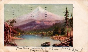 USA Mount Hood Oregon Vintage Postcard 09.86