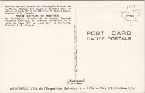 Old Fort St Helens Island Montreal Quebec QC Musee Militaire Band Postcard H29