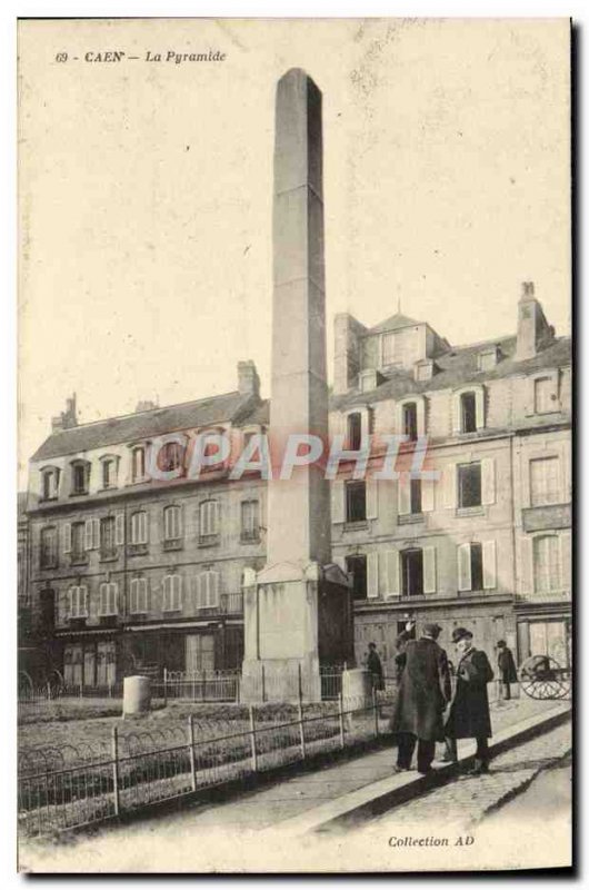 Old Postcard Caen La Pyramide