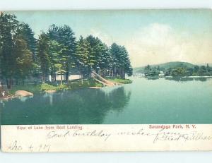 Pre-1907 WATER SLIDES Sacandaga Park - Northampton & Gloversville NY H4125