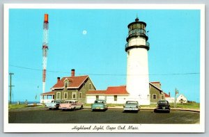Cape Cod  Massachusetts Highland  Lighthouse   Postcard