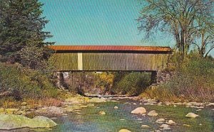 Covered Bridge Jeffersonville Covered Bridge At Jeffersonville Vermont