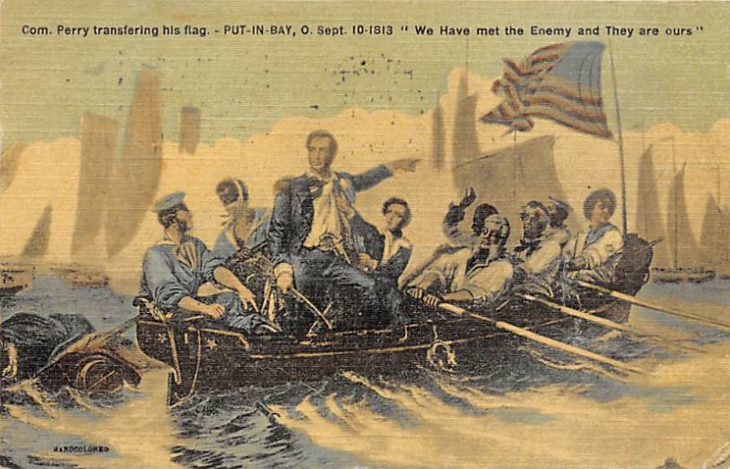 Cmdr. Perry transferring his flag History 1910 