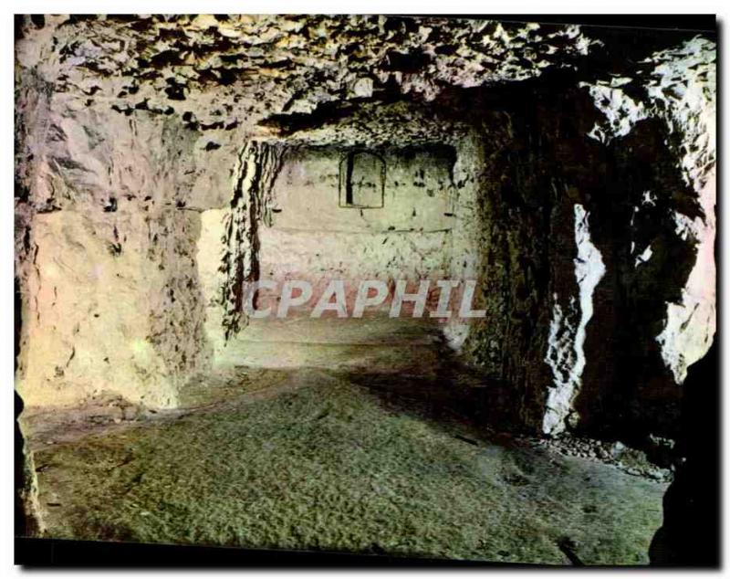 Postcard Modern Historiqes The Caves of Naours The Central Chapel