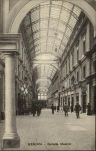 GENOVA GENOA ITALY Galleria Mazzini c1910 Postcard