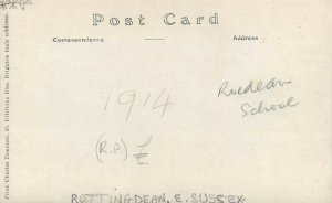 Real photo postcard Rottingdean E. Sussex Roedean School dated 1914