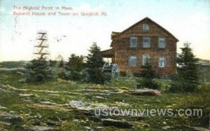 Summit House & Tower - Mt Greylock, Massachusetts MA  