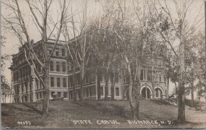 RPPC Postcard State Capitol Bismarck North Dakota